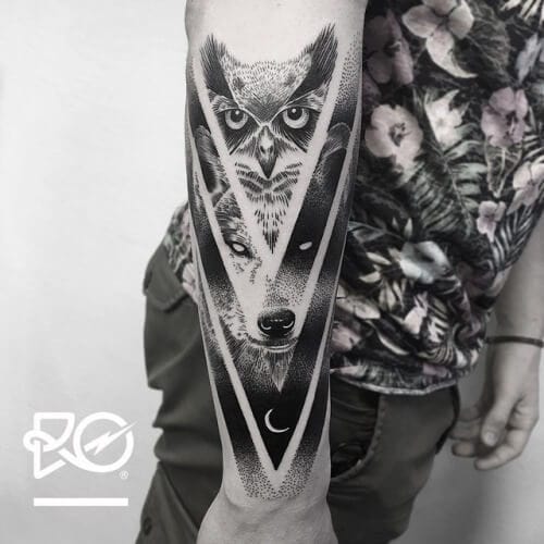 12+ Best Wolf and Owl Tattoo Ideas PetPress
