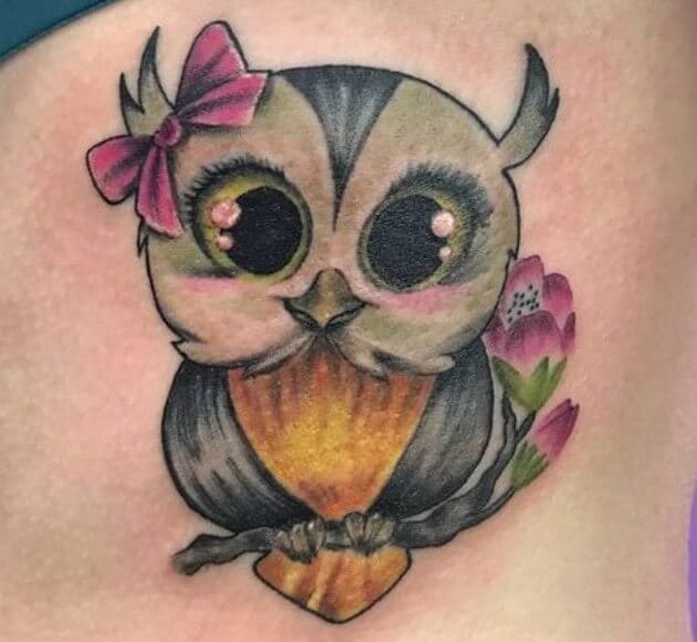 12+ Best Cartoon Owl Tattoo Ideas - PetPress
