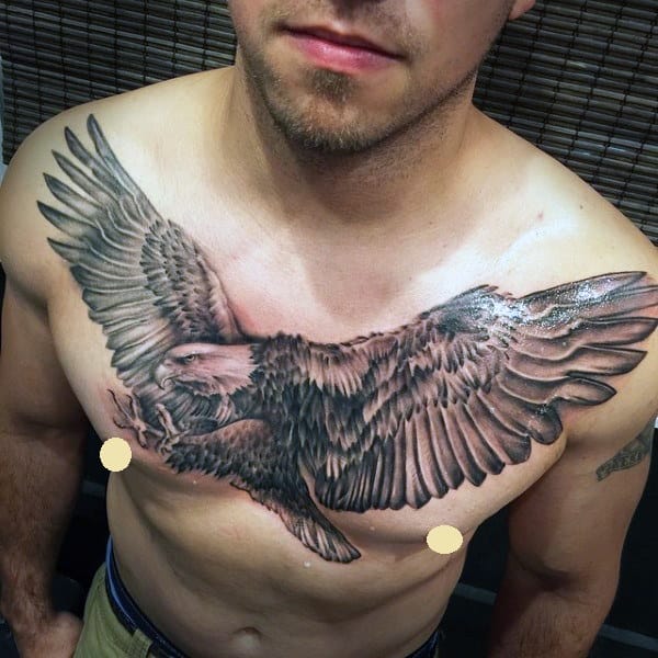 50 Traditional Eagle Tattoo Designs For Men  Old School Ideas