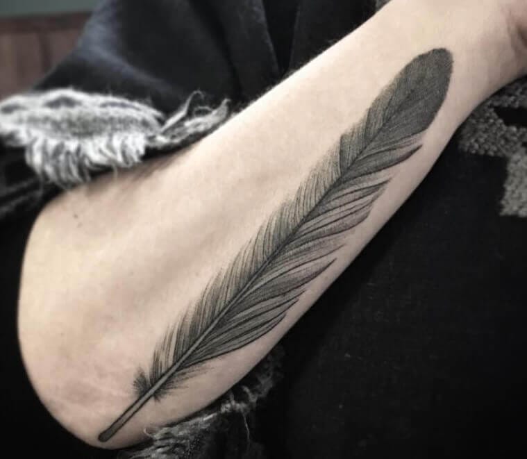 15+ Best Eagle Feather Tattoo Designs and Ideas - PetPress