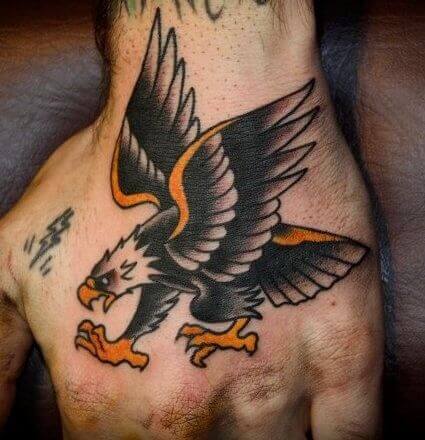12+ Amazing Eagle Hand Tattoo Designs and Ideas - PetPress