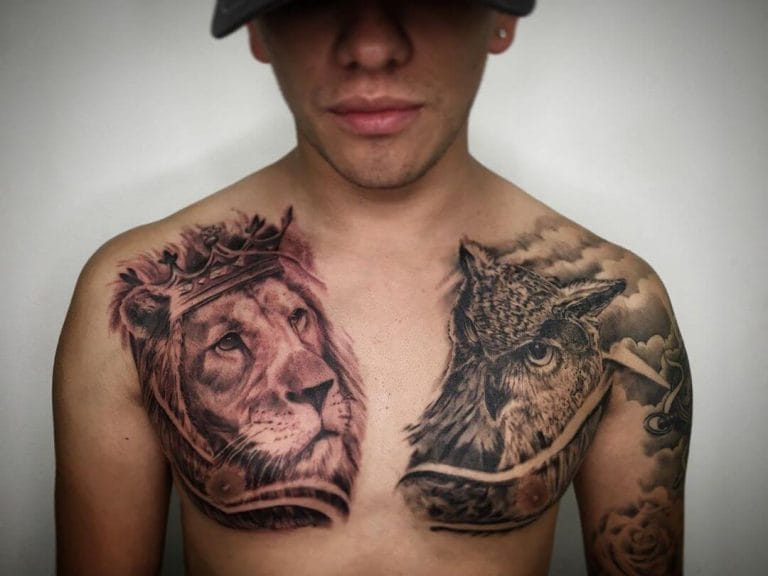 10+ Best Lion and Owl Tattoo Designs - PetPress