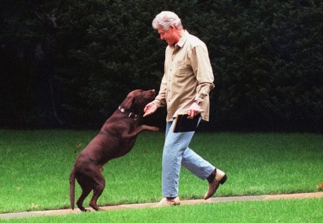 Buddy and Bill Clinton