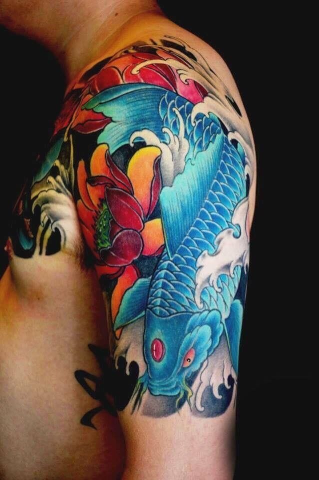 Blue-Koi-Fish-Tattoo