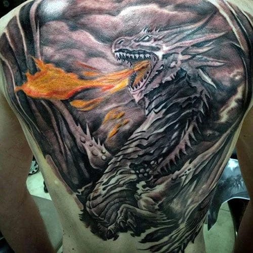 Western fire-breathing dragon