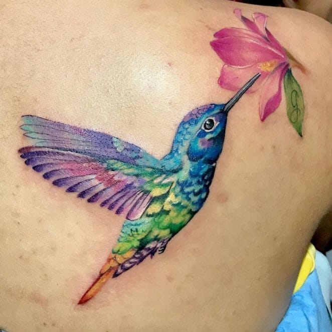 blue-humming-bird-tattoo