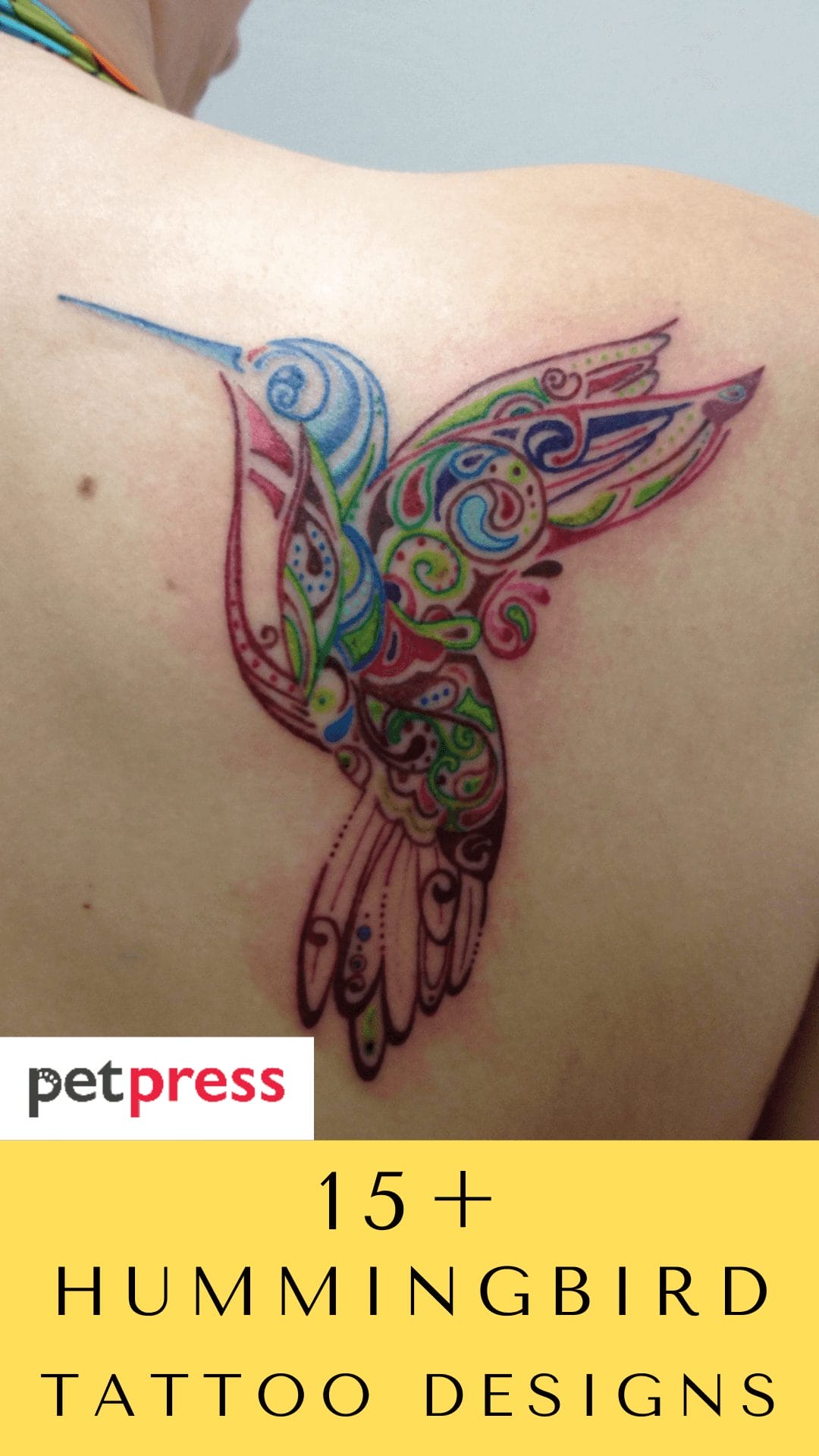 15+ Hummingbird Tattoo Designs And Their Meanings