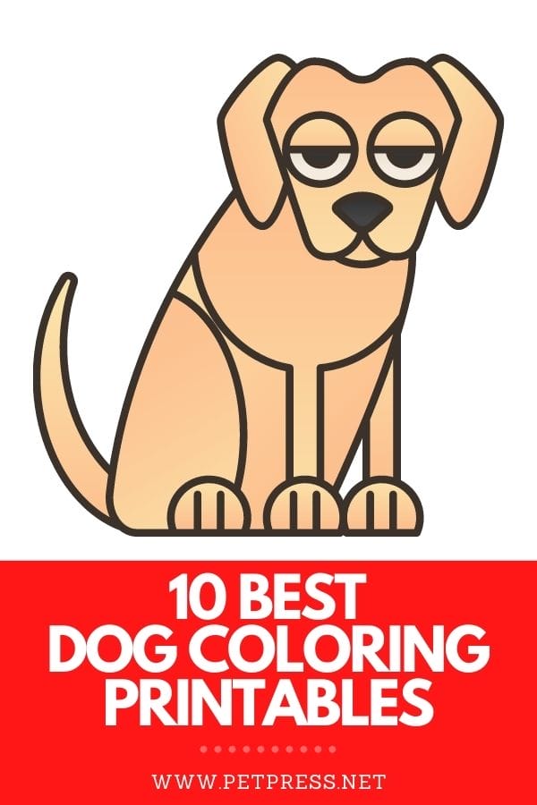 best dog coloring printables