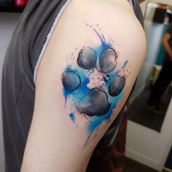 13+ Dog Paw Tattoo Meanings And Designs For Dog Lovers