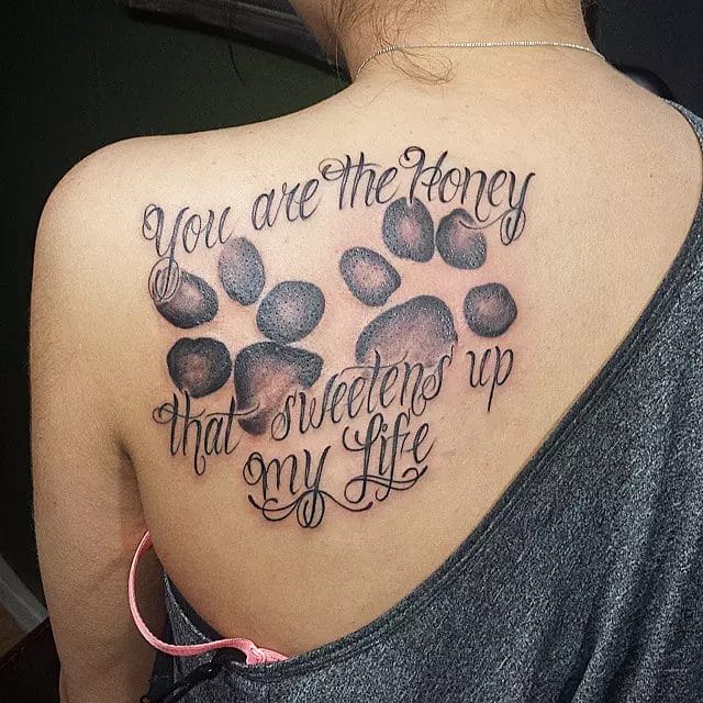13+ Dog Paw Tattoo Meanings And Designs For Dog Lovers