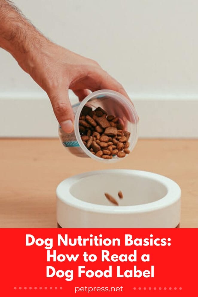 Dog Nutrition Basics How to Read a Dog Food Label