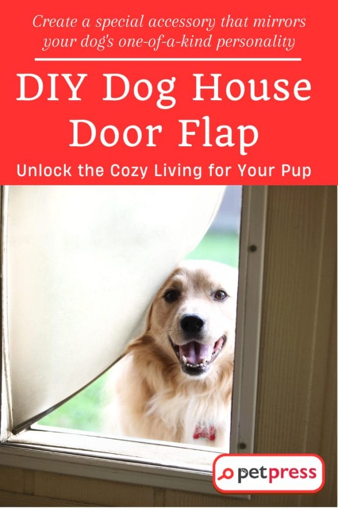 diy dog house door flap