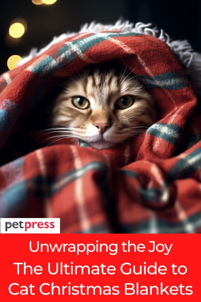 cat christmas blanket