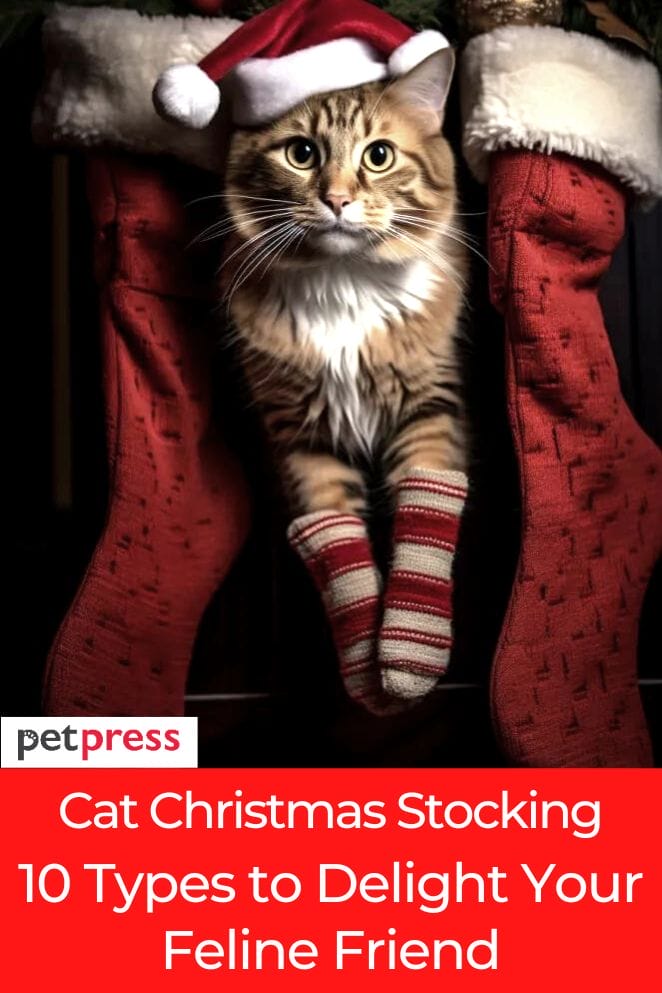 cat christmas stocking