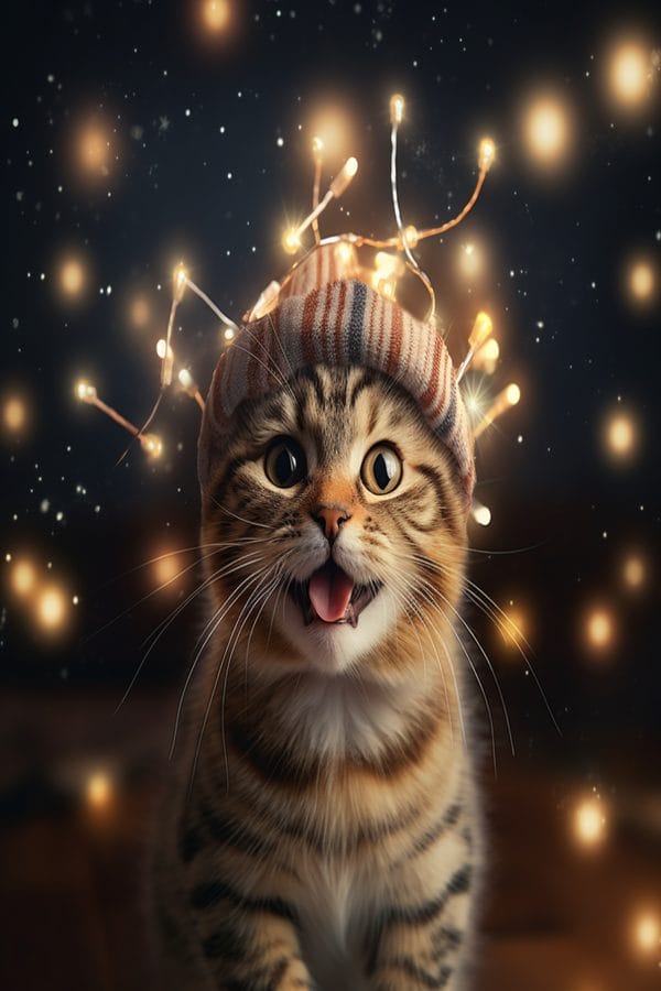 cat_wearing_Fairy_lights_hat