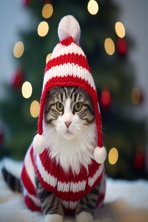cat_wearing_Holly_jolly_hat