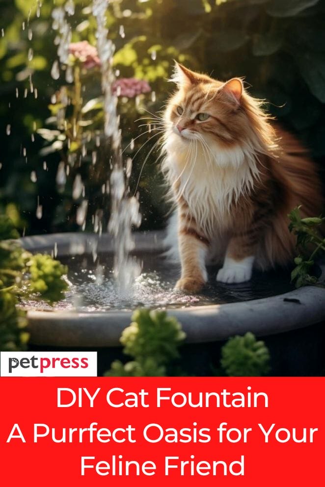 Diy Cat Fountain: A Purrfect Oasis for Your Feline Friend