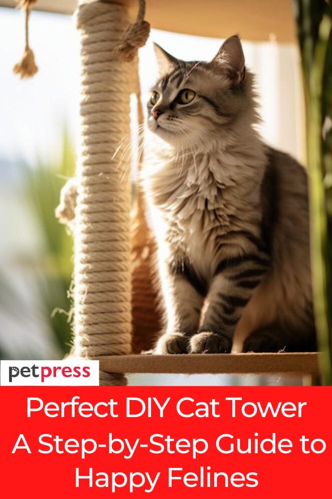 diy cat tower