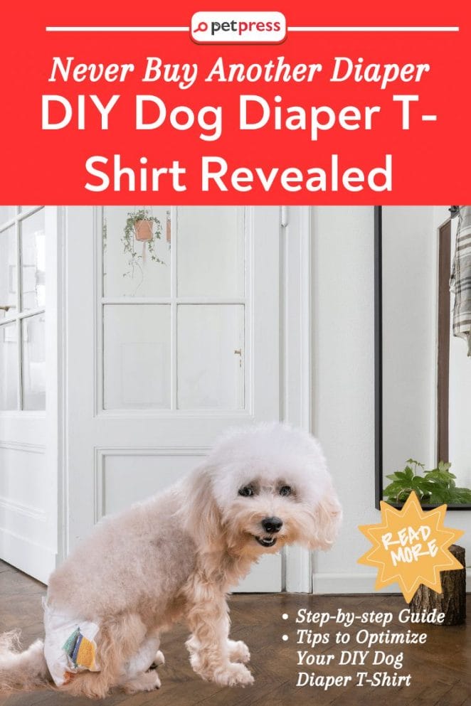 DIY Dog Diaper tshirt