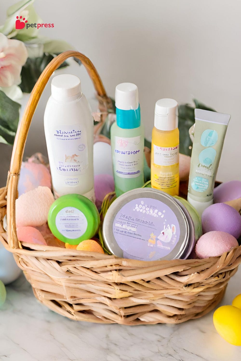 Easter Basket Ideas spa shampoo