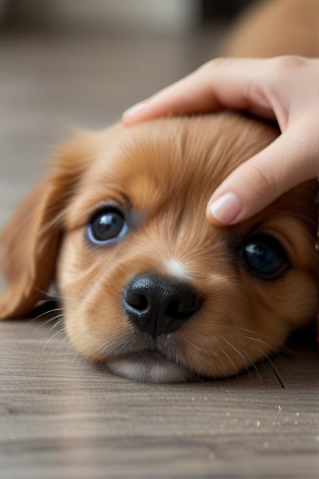 cleaning_puppy_eyes