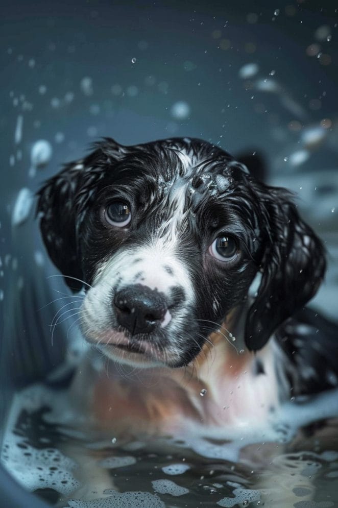how-to-bathe-puppy