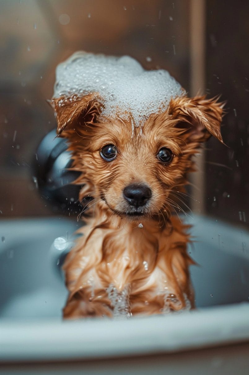 Bath Time Bliss A Guide on How to Bathe a Puppy