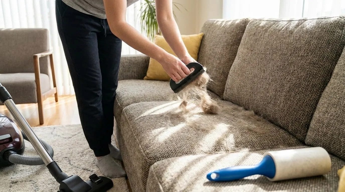 Remove Pet Hair from Couch